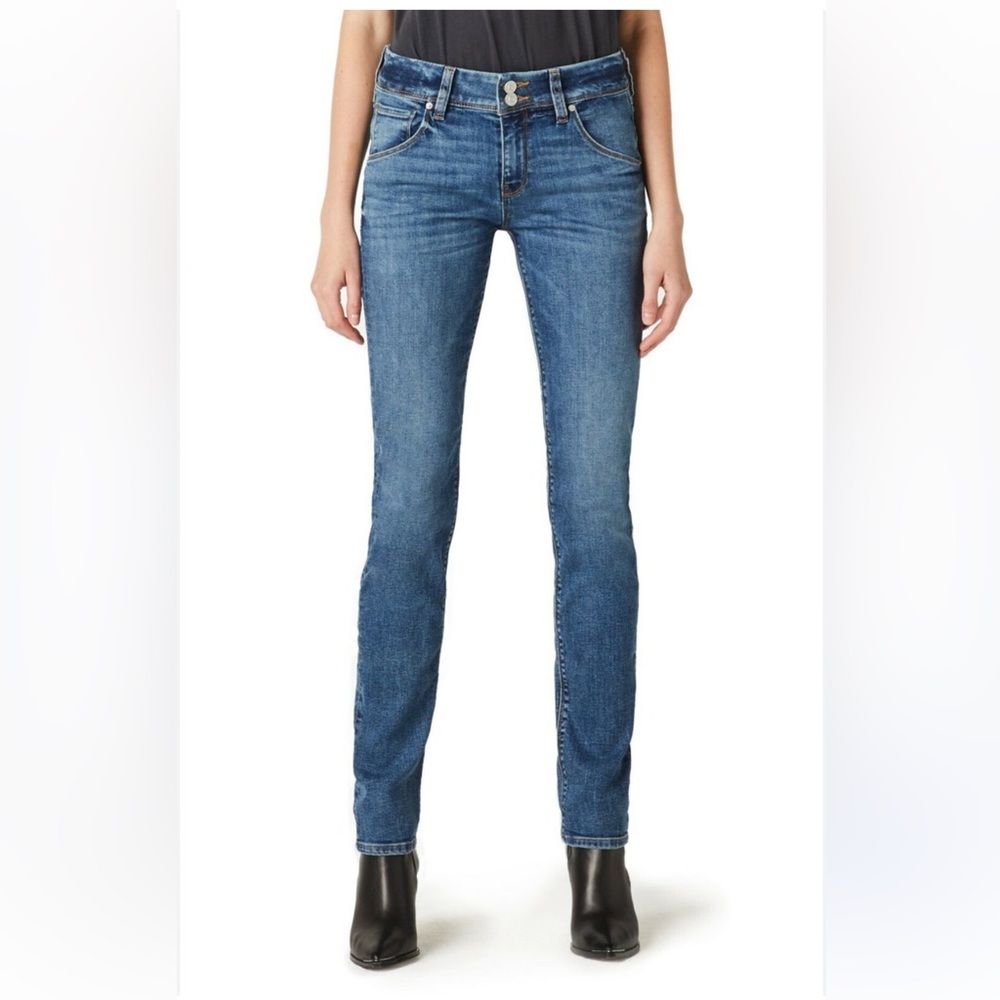 NWT HUDSON COLLIN SUPERMODEL MIDRISE STRETCH SKINNY JEANS CLEARWATER